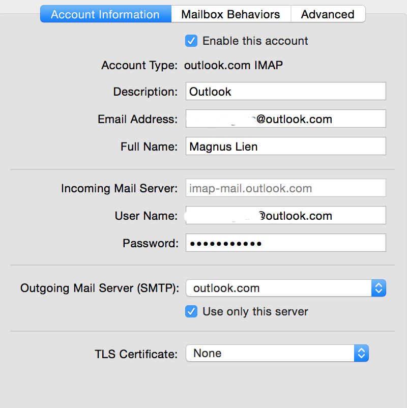 have two copies of outlook for two email addresses on mac